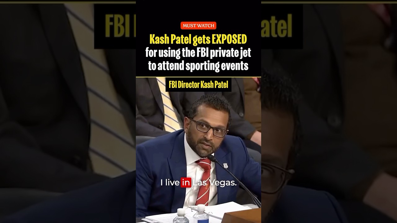 Kash Patel Turns FBI Jet Into PERSONAL Uber