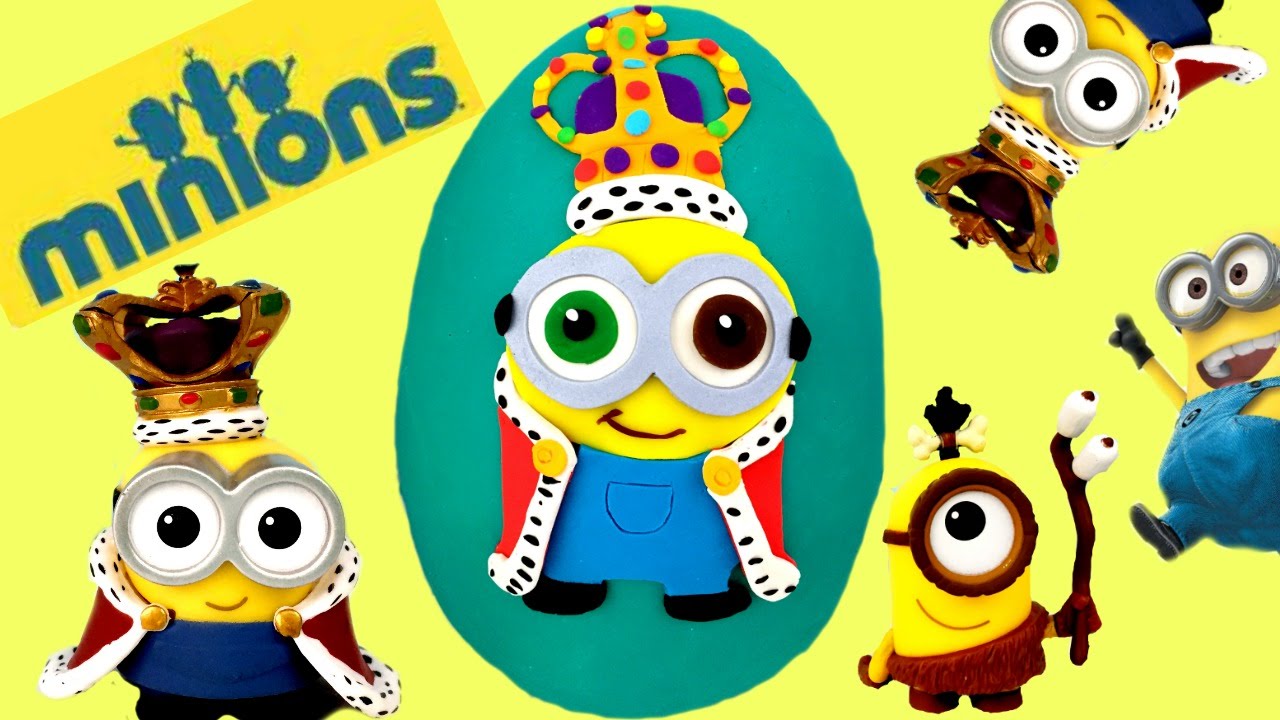 Minions Movie King Bob Play Doh Surprise Egg! Funko Mystery Minis Blind Boxes!