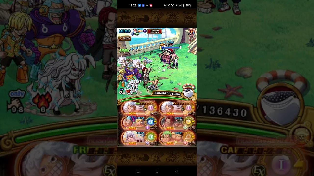 OPTC - Treasure Map Vs Ace | TM Linlin 5+