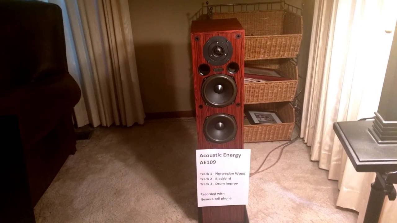 Acoustic Energy AE109 Speaker Demo