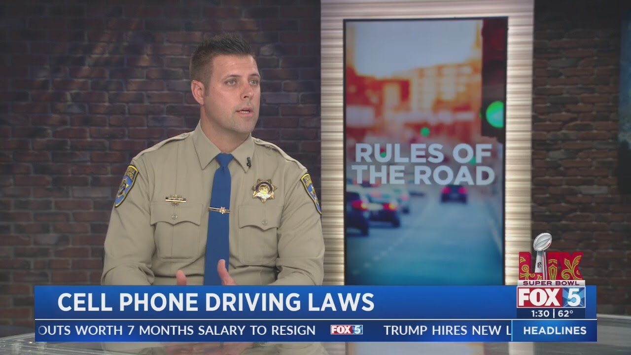 CHP discusses cell phone driving laws
