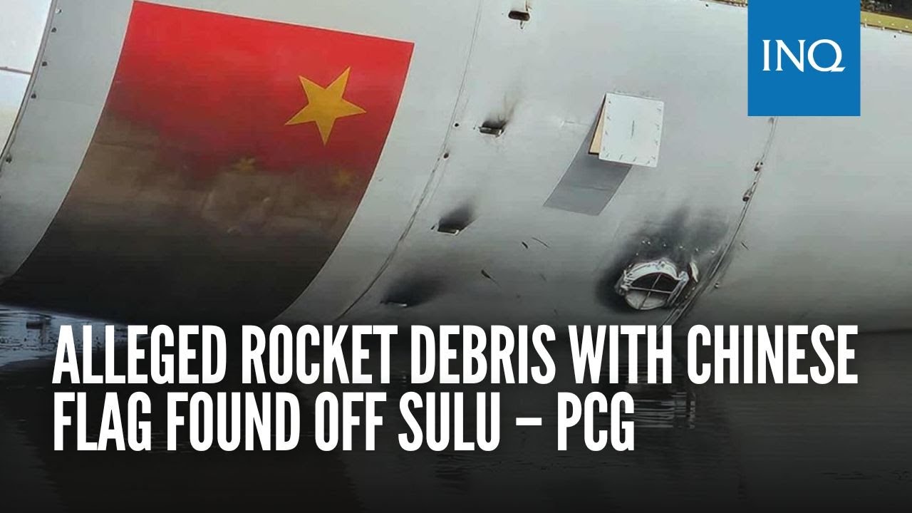 Alleged rocket debris with Chinese flag found off Sulu &ndash; PCG
