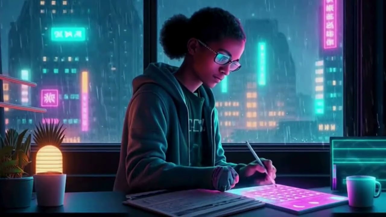 Late-Night Cyberpunk Lo-Fi | Study, Code, Stay in the Zone