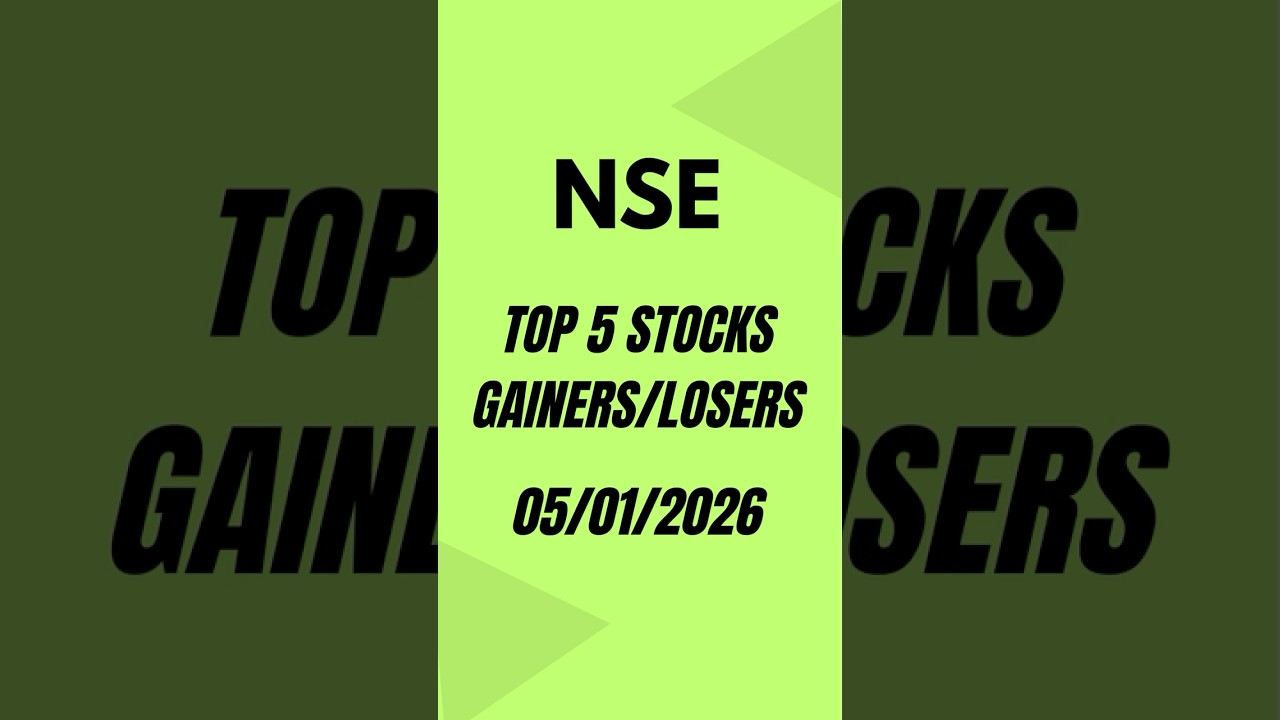 Nifty Top 5 Gainers & Losers | 05 Jan 2026 | Ep 04 | 