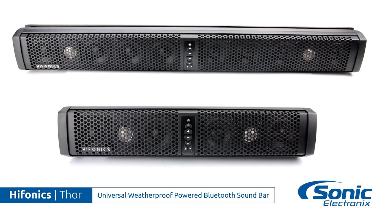 Hifonics Thor Bluetooth Weatherproof Sound Bars | Product Overview