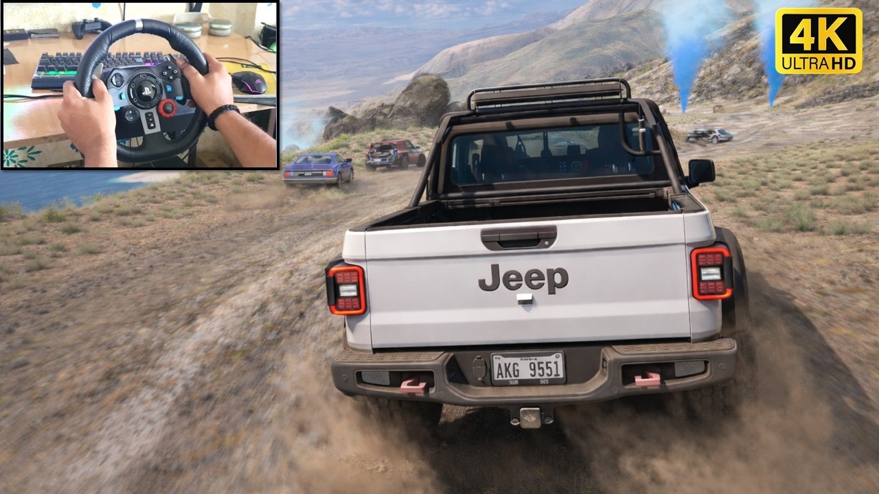 JEEP GLADIATOR RUBICON vs TITAN OFFROAD 🔥 | Extreme Mud Race | Logitech G29 | Forza Horizon 5