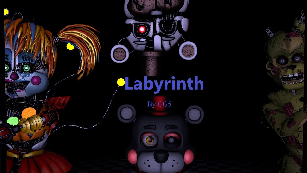 [Fnaf/Sfm] Labyrinth By CG5