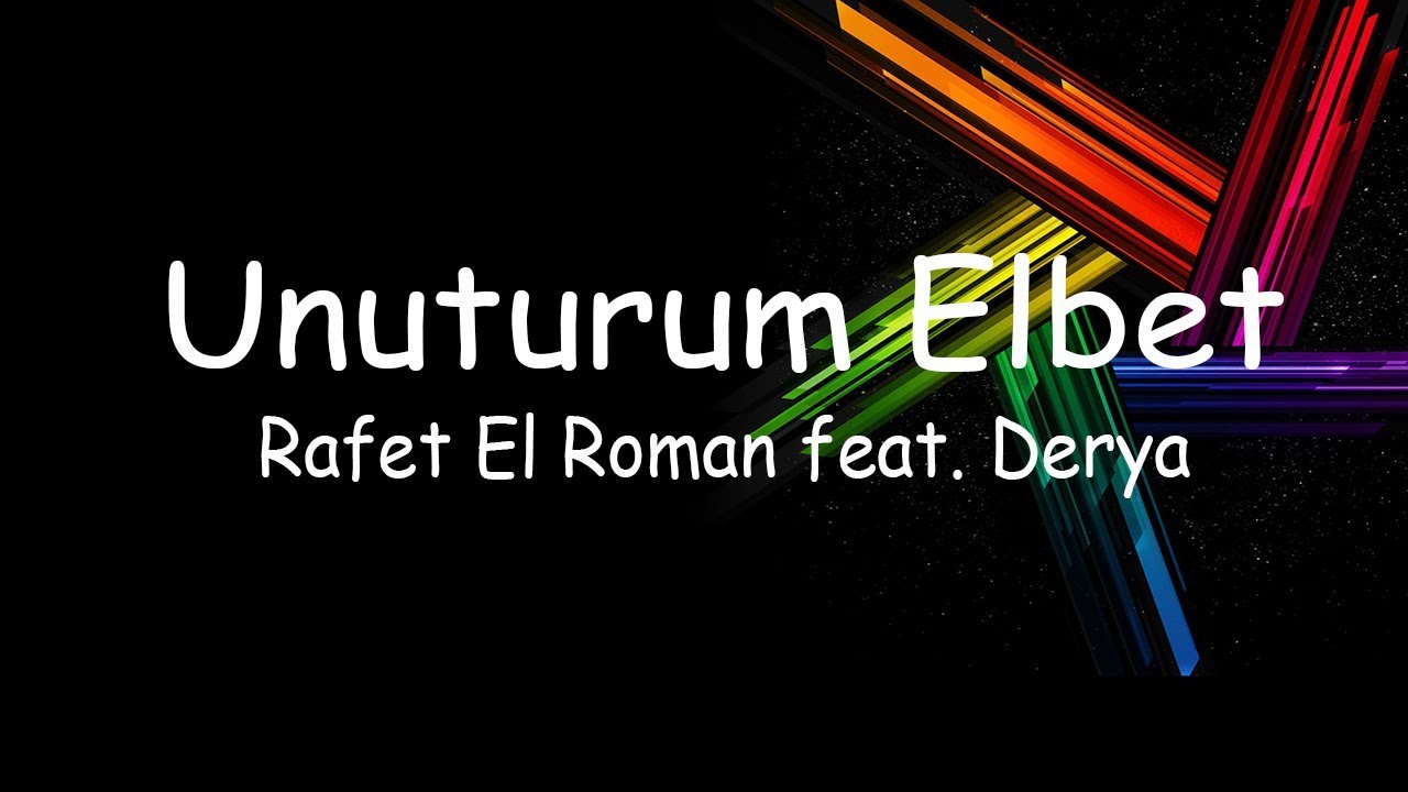 Rafet El Roman feat  Derya - Unuturum Elbet (ACAPELLA)