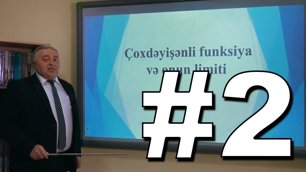 Riyazi analiz Videodərs 2 (Çoxdəyişənli funksiya və onun limiti)