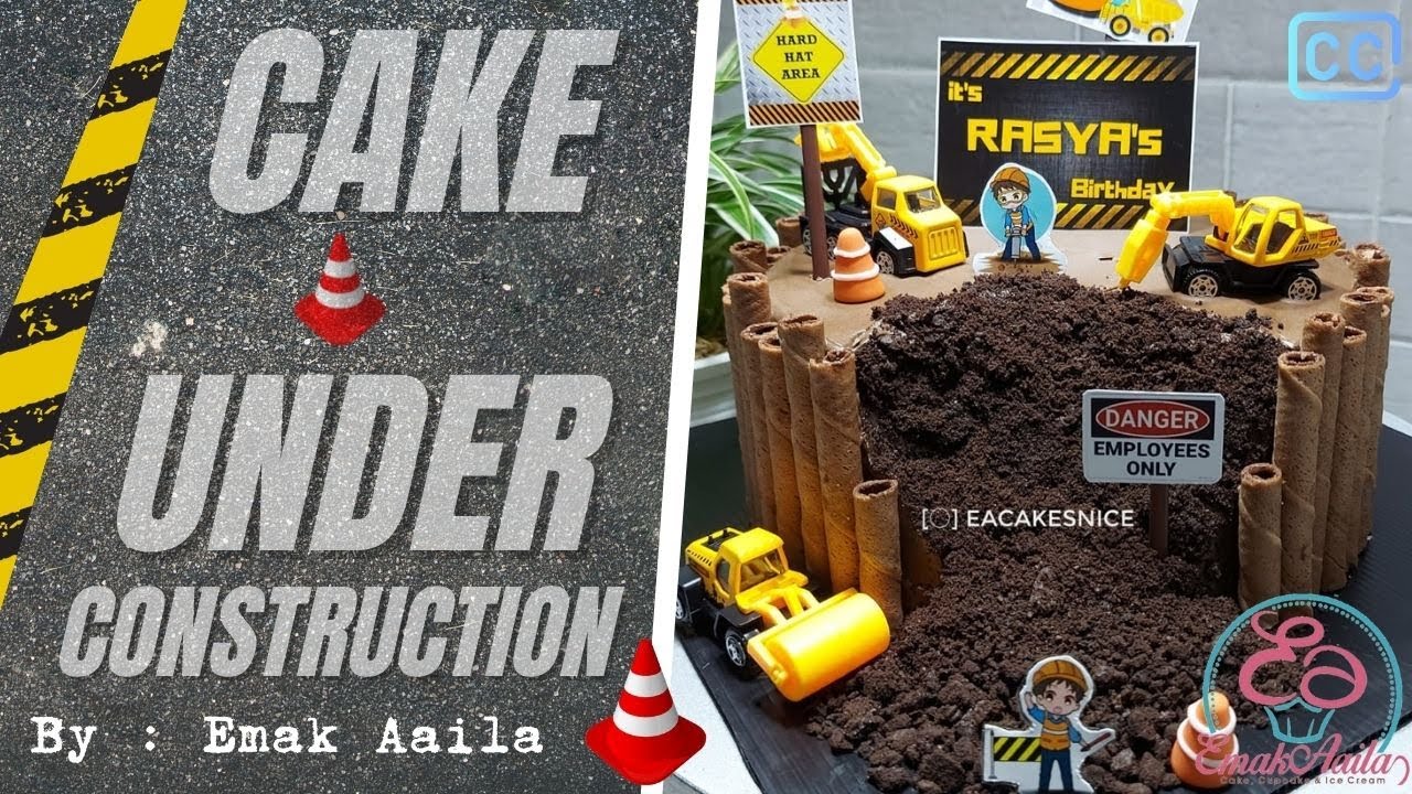 Construction Birthday Cake | Kue Ultah Alat Berat