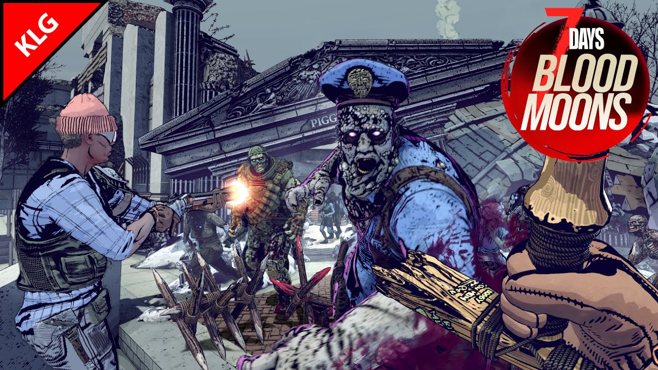 7 Days Blood Moons ► СТАРТ РАННЕГО ДОСТУПА ► ПЕРВЫЙ ВЗГЛЯД
