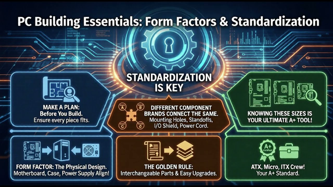 CompTIA A+ Study Guide - Standard Motherboard Form Factors