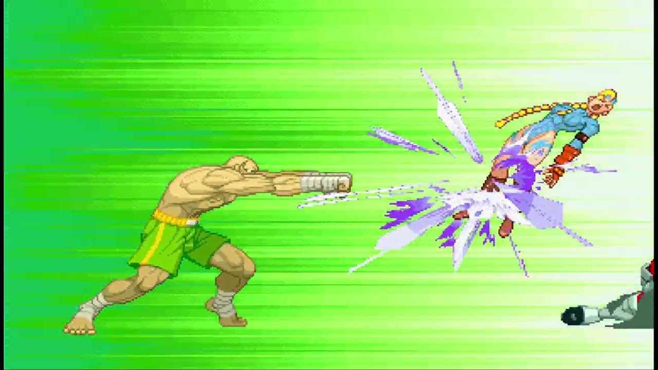 Sagat VS M. Bison and Cammy – Street Fighter Alpha 3 Max