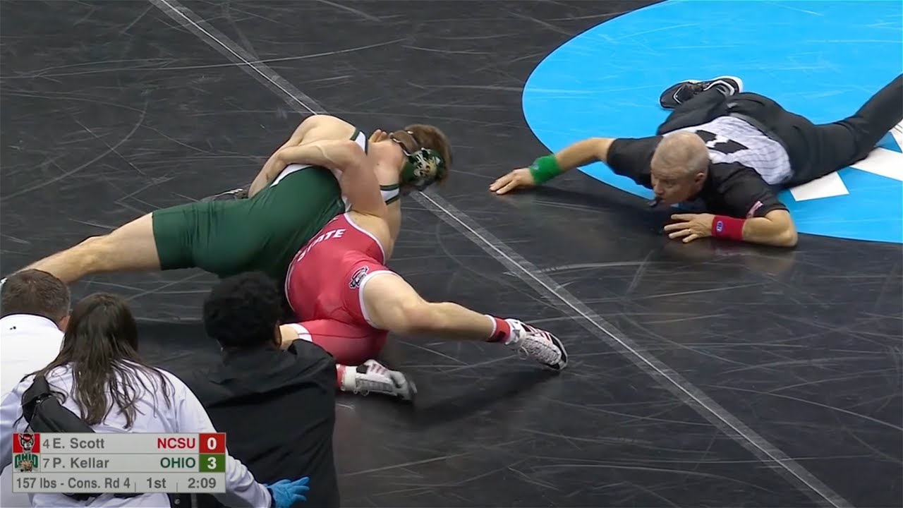 157lbs Peyten Kellar (Ohio) vs Ed Scott (NC State)