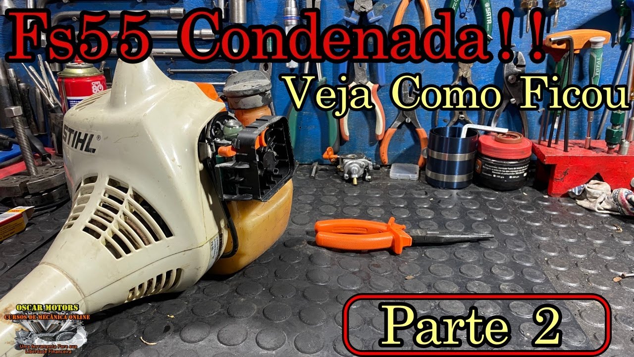 Stihl Fs 55 Condenada PARTE2 ... Será Que Não Presta Mais Mesmo?
