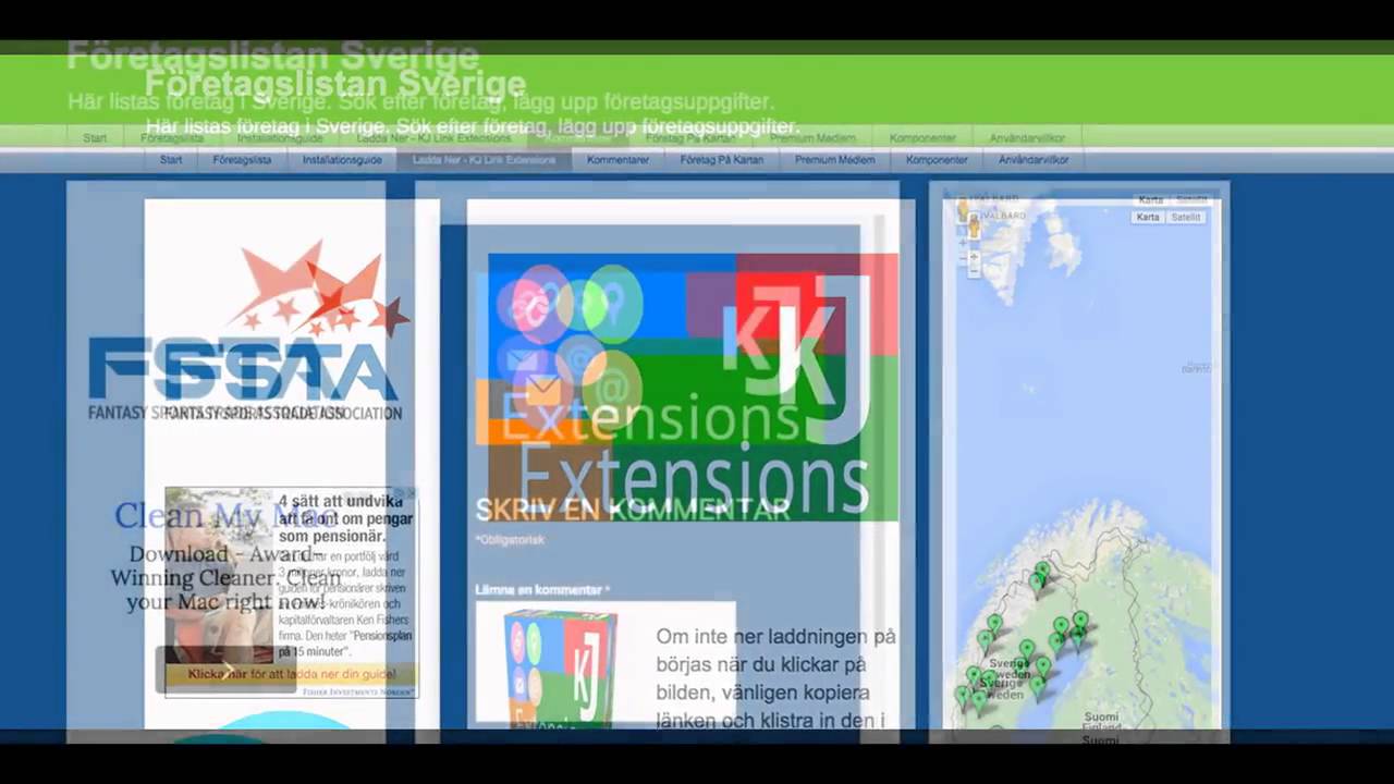 Gyllenstorm f&ouml;respr&aring;kar KJ Link Extensions