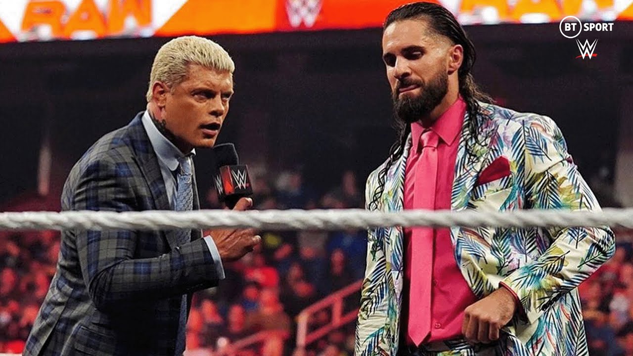 Seth Rollins and Cody Rhodes go back and forth on the mic and it gets personal! 😳 | WWE RAW