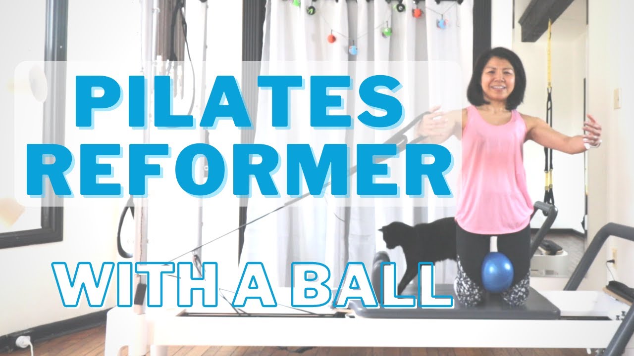 Pilates Reformer Workout With a Squishy Ball [Inner Thighs & Core Strengthening]