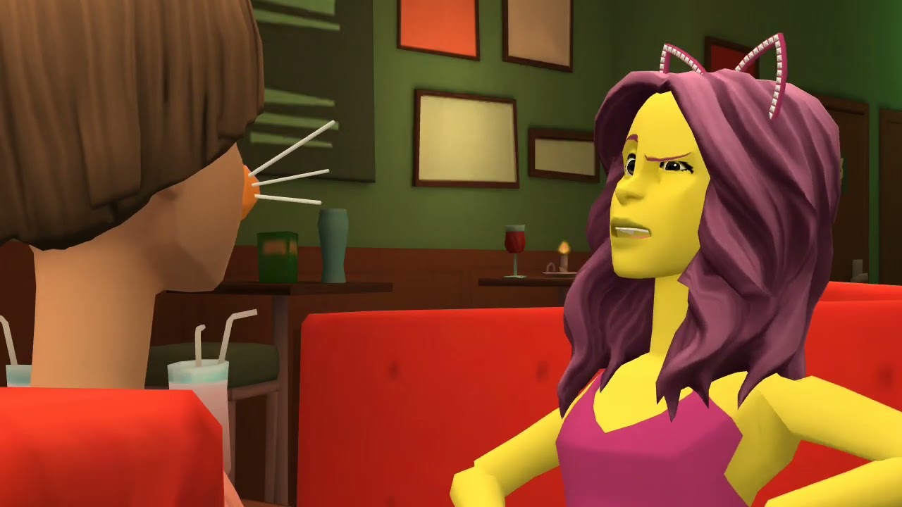 Princess Matilda and Fluttergirl’s meeting at the restaurant