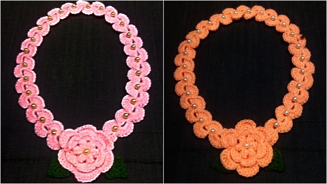 COLLAR TEJIDO A CROCHET PASO A PASO | MANUALIDADES MARTINA