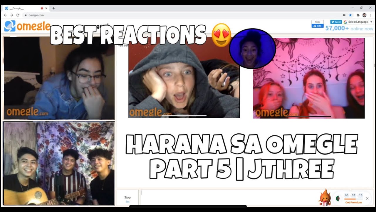 HARANA! SA OMEGLE PART 5 [BEST REACTIONS] JTHREE EDITION