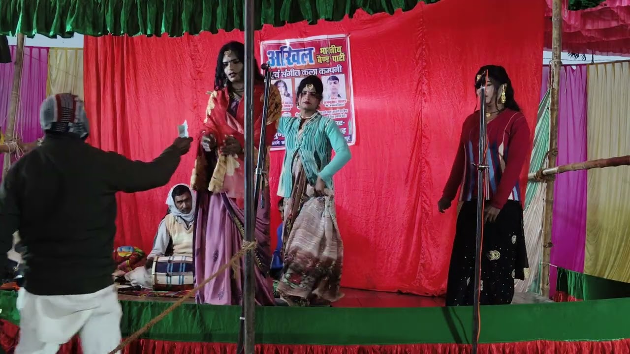 नौटंकी नाच हिंदी गजल प्रस्तुति अखिलेशडांसर फूलपुर