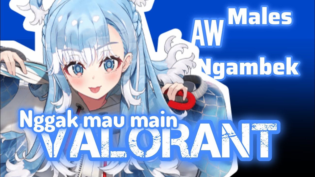 Kobo malah ngambek main valorant #hololiveclip 