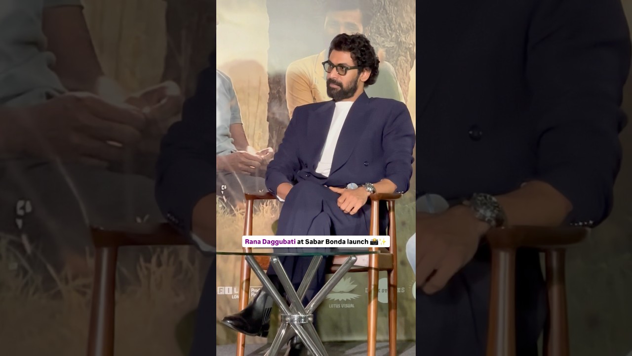 Paps snap Rana Daggubati at Sabar Bonda launch 👀 