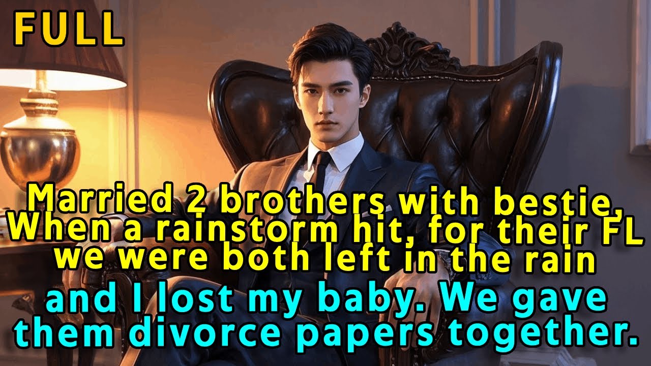 Married 2 brothers with bestie A rainstorm hit, we were both left behind for their FL—I lost my baby