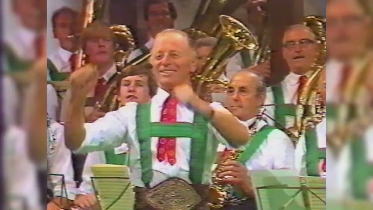Land Tirol Marsch -Stadtmusik Kitzbühel, Musikantenstadl 1982 #blasmusik #musikantenstadl #kitzbühel