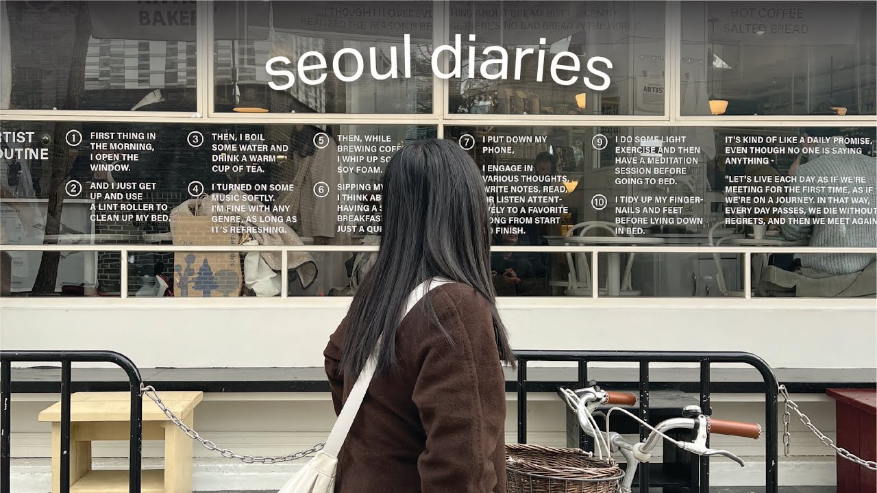 seoul vlog ☕️🍓 artist bakery, mangwon market, cheongdeokgung