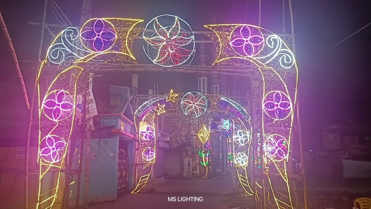 EID LIGHTING HOWRAH | 9830288020 | MAA SITLA LIGHTING | CHANDANNAGAR LIGHTING 2025