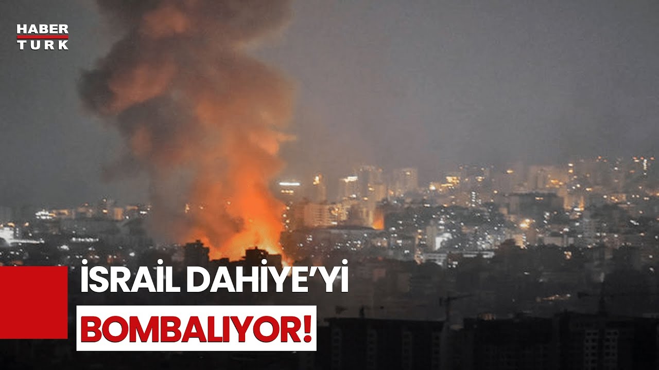 Son Dakika... İsrail, Beyrut'un G&uuml;neyindeki Dahiye'ye Hava Saldırısı D&uuml;zenledi!