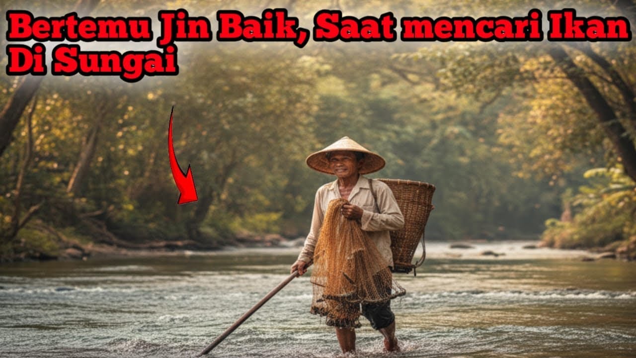 Kisah nyata‼️Bertemu jin baik saat mencari ikan di sungai || kisah misteri 