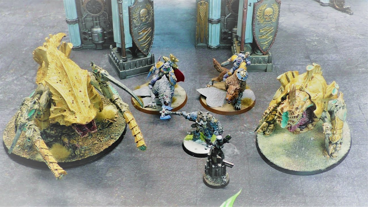 Warhammer 40k - Battlereport 555 - Tyraniden vs. Space Wolves (DE)