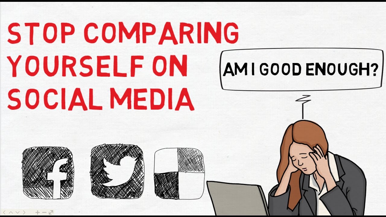 How To Stop Comparing Yourself to others on Social Media - ANIMATED