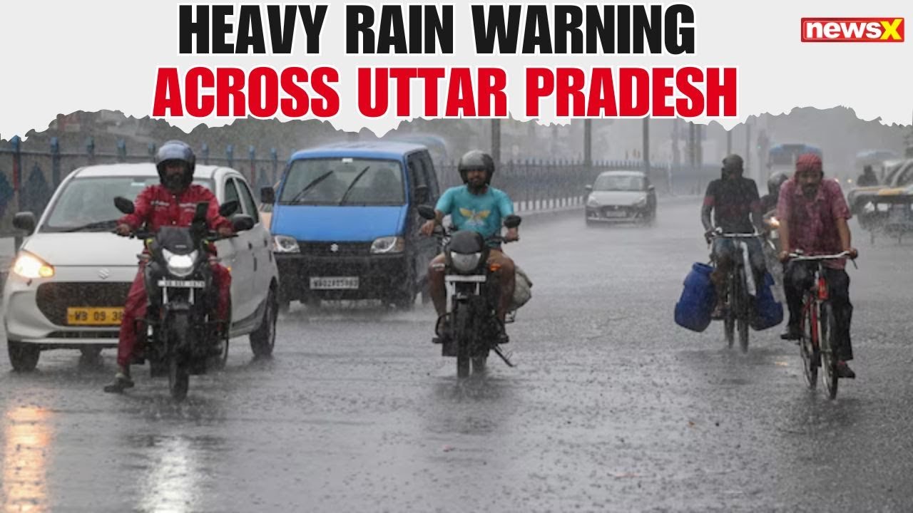 IMD Issues Heavy Rain Alert for Multiple Districts Across Uttar Pradesh | NewsX