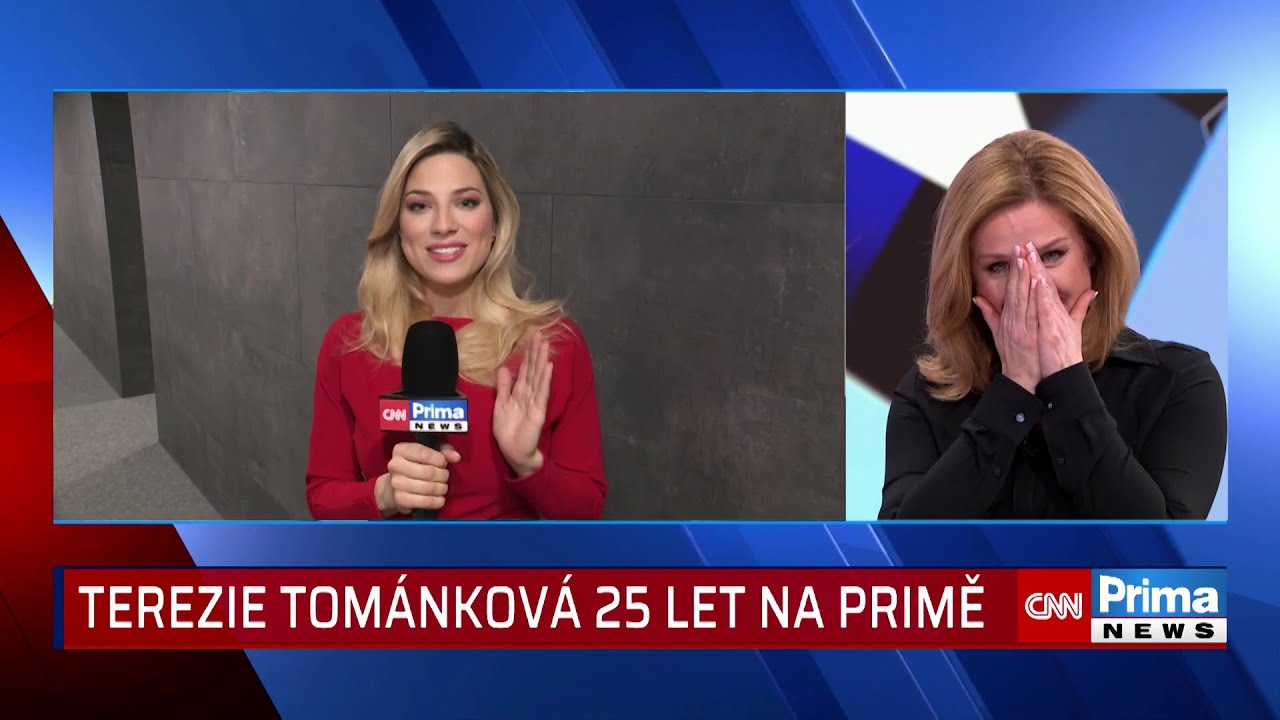 Moder&aacute;torka Tom&aacute;nkov&aacute; slav&iacute; v&yacute;roč&iacute; 25 let na Primě, kolegov&eacute; j&iacute; natočili dojemn&eacute; video