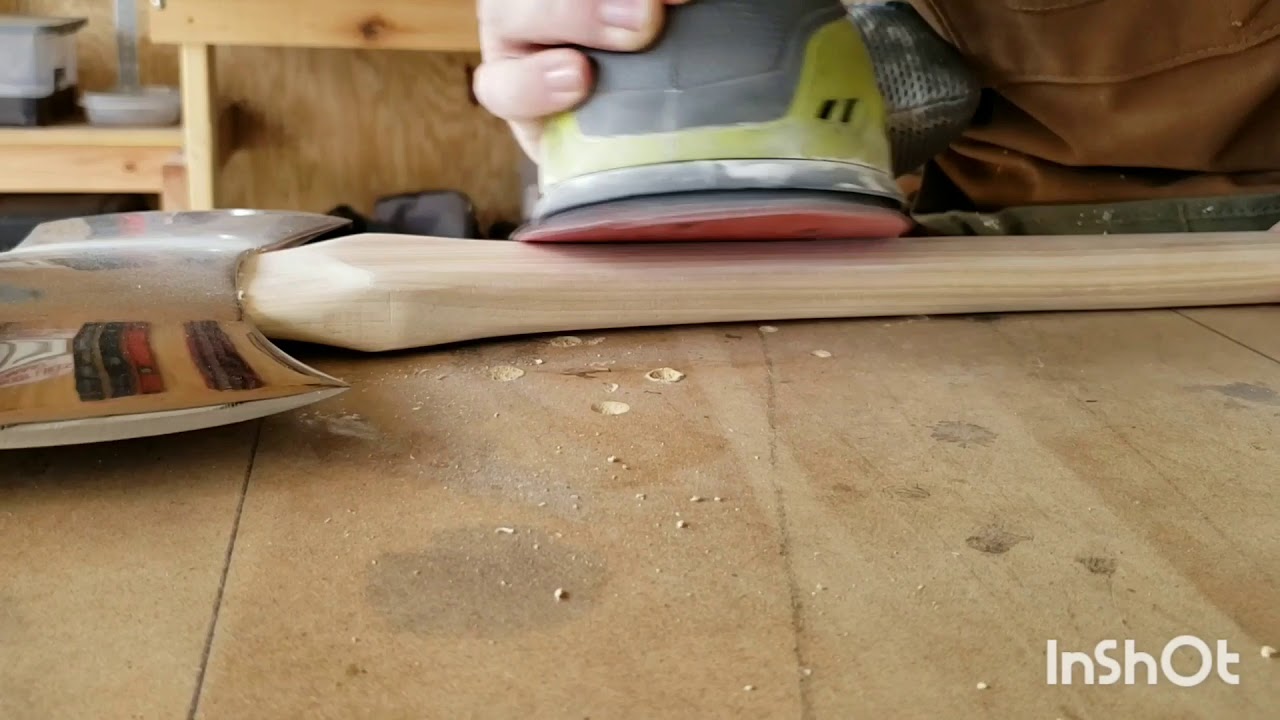 Restoring a Doublebit Axe - Final Touches on the Handle