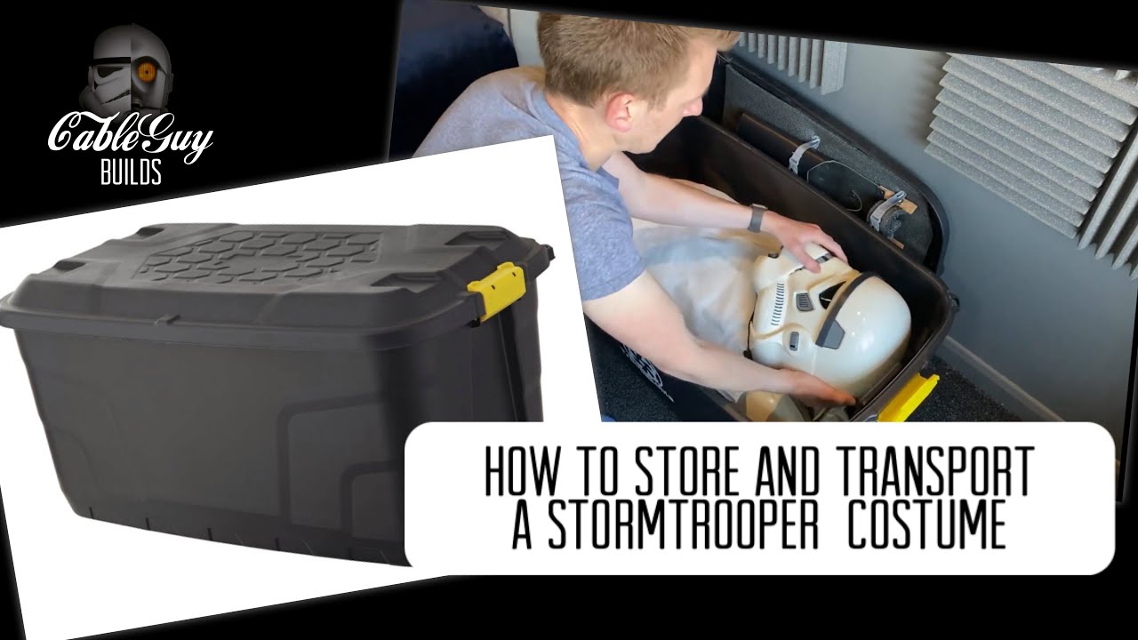 HOW TO STORE and TRANSPORT a full STORMTROOPER Costume