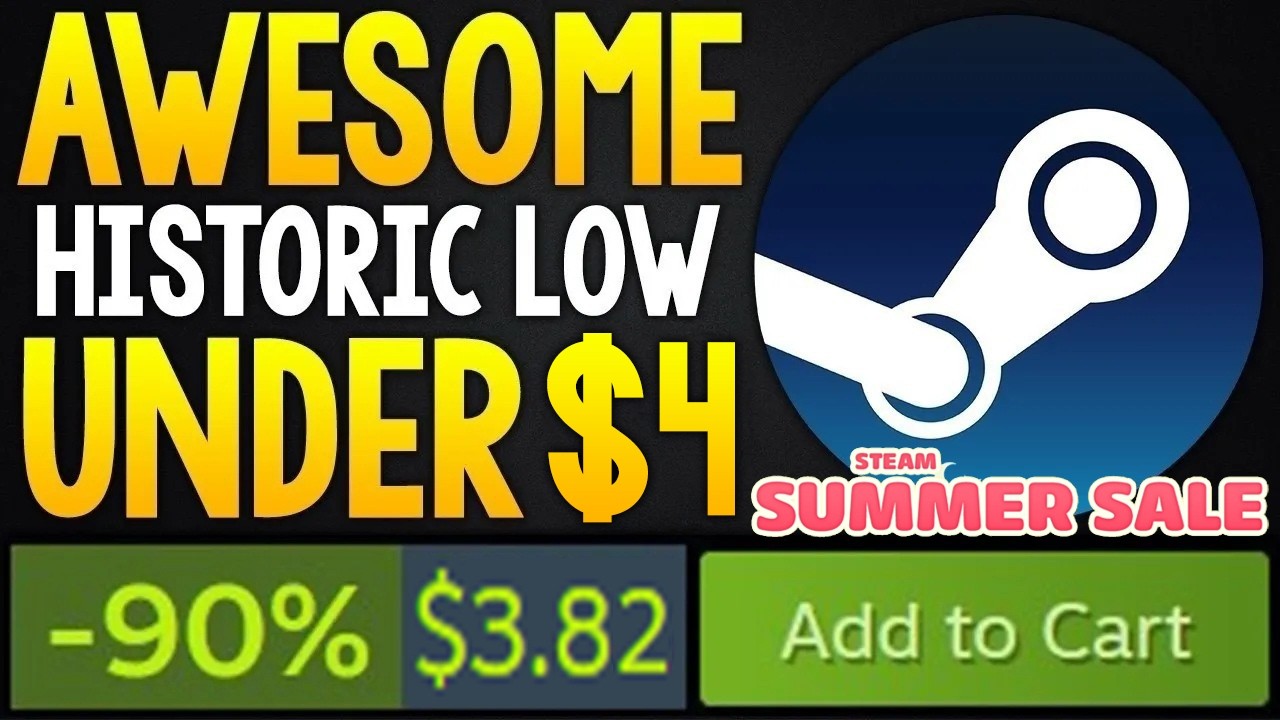 Absolutely INSANE New HISTORIC LOW Summer Sale 2026 Steam Game Deal UNDER $4 + More Great PC Deals!