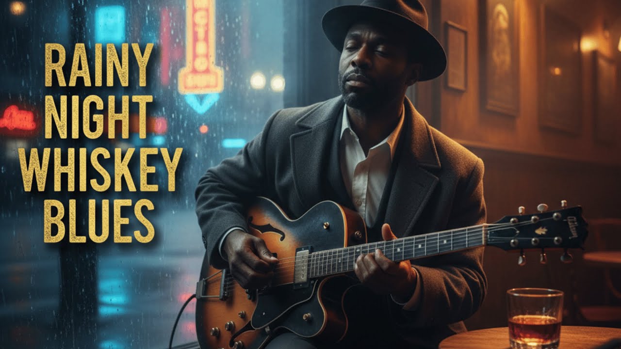 Rainy Night Whiskey Blues - Deep Chicago Melancholy & Jazz Vibes
