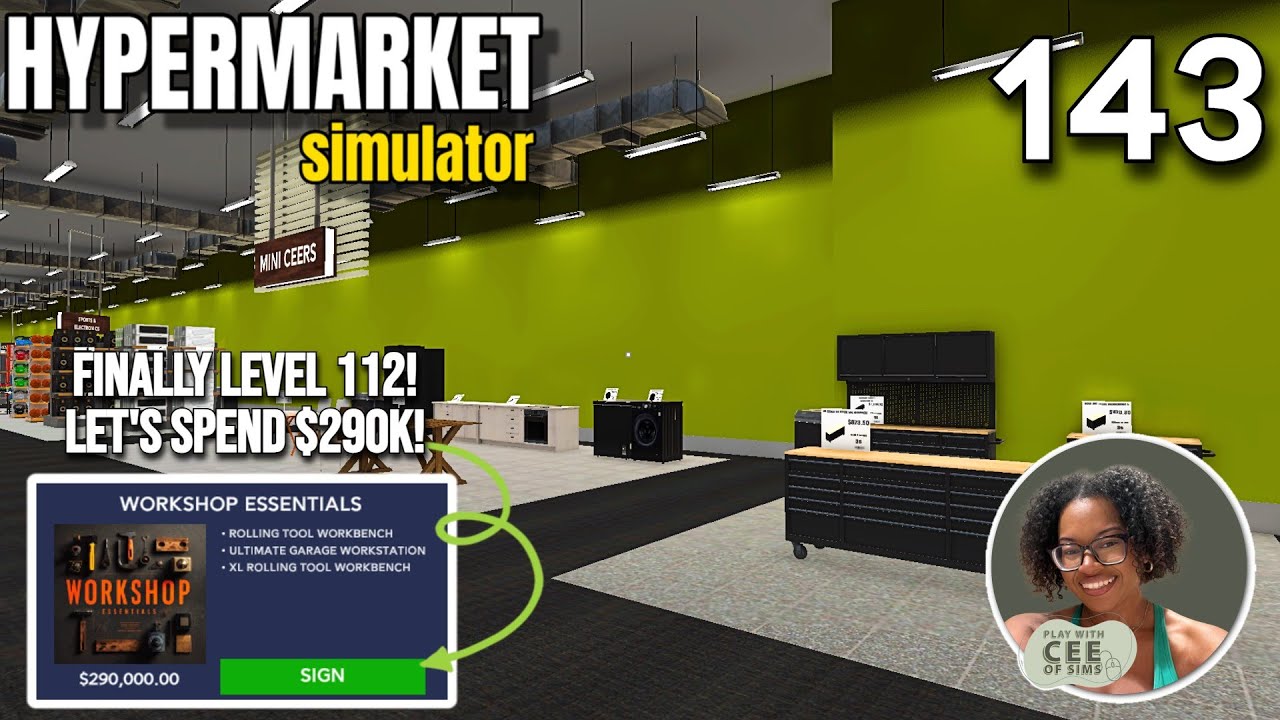 We're FINALLY Level 112! Spending $290K On A New License In Hypermarket Simulator | EP #143