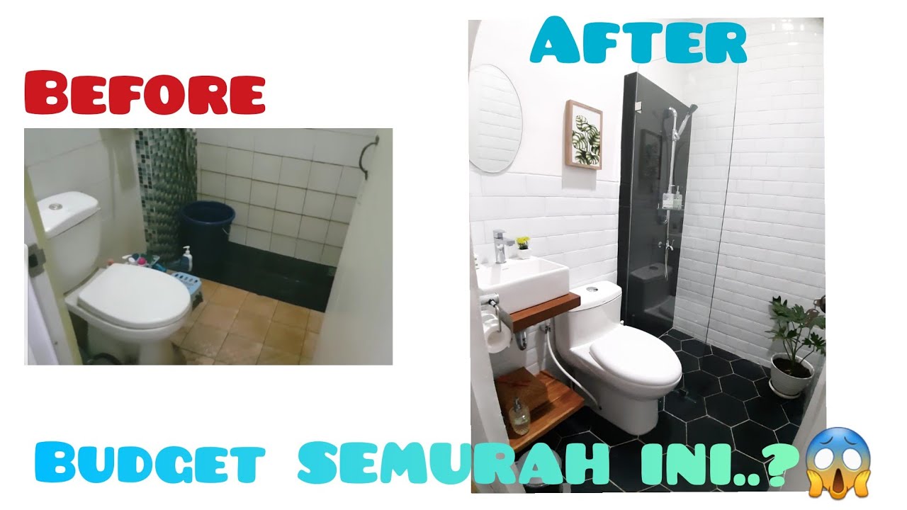 Desain Toilet Minimalis (Renovasi Murah / Budget Minim)