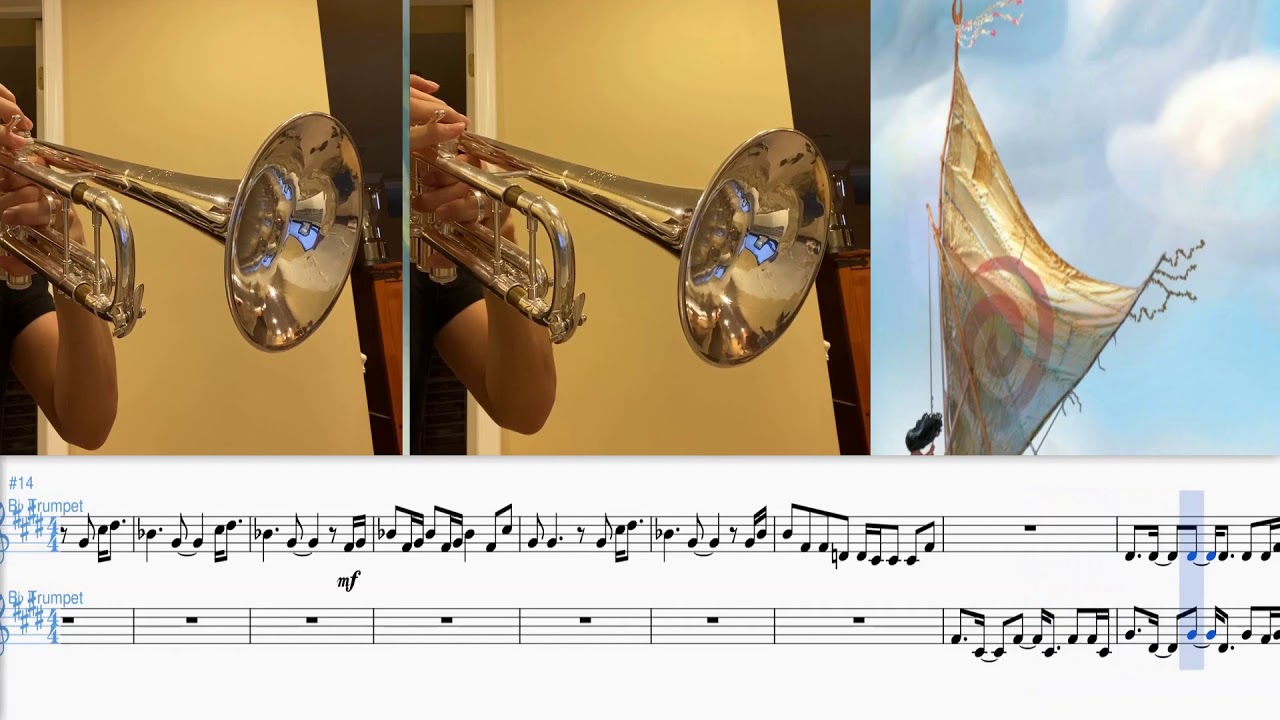 How Far Ill Go- Trumpet Cover- Moana