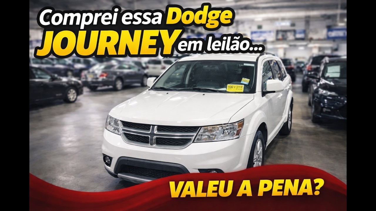 Comprei essa Dodge Journey em leilão… valeu a pena?