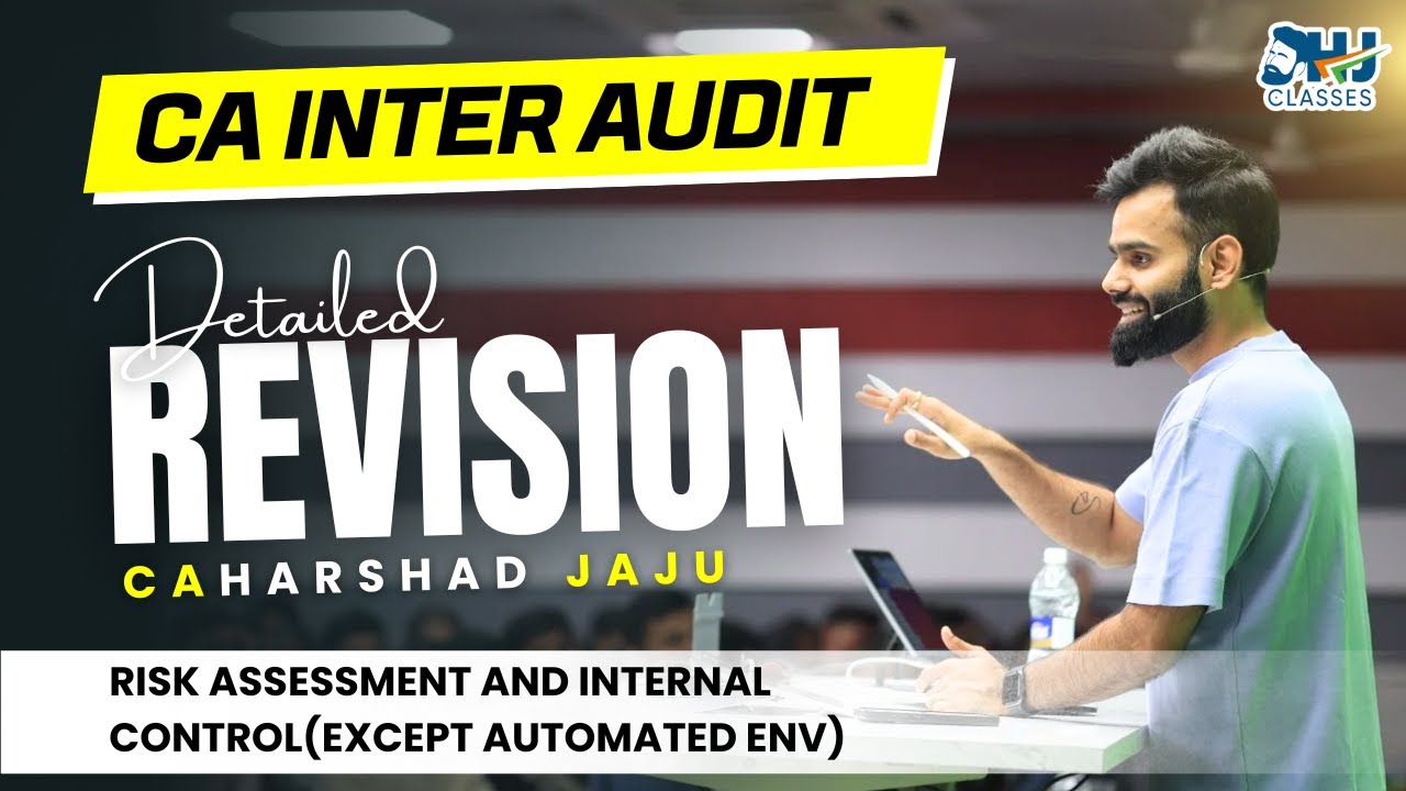 Chapter 3 Risk Assessment and Internal Control(Except Automated Env)|Detailed Revision | Sept25