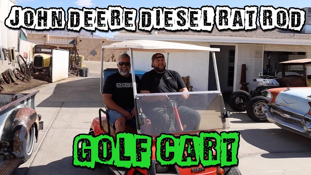 Diesel Rat Rod Golf Cart Like Never Before!