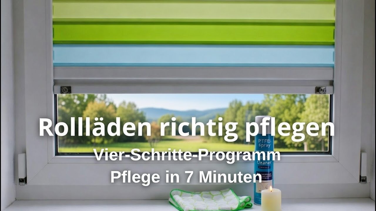 BAU.DE: Rollläden richtig pflegen & warten: So halten sie 20–30 Jahre & sparen bis 30 % Heizkosten!