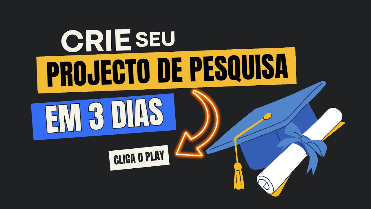 A Arte de Escrita do Projecto de Pesquisa em 3 Dias | Estrutura de Projeto de Pesquisa simples